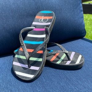 OP Rainbow flip flops